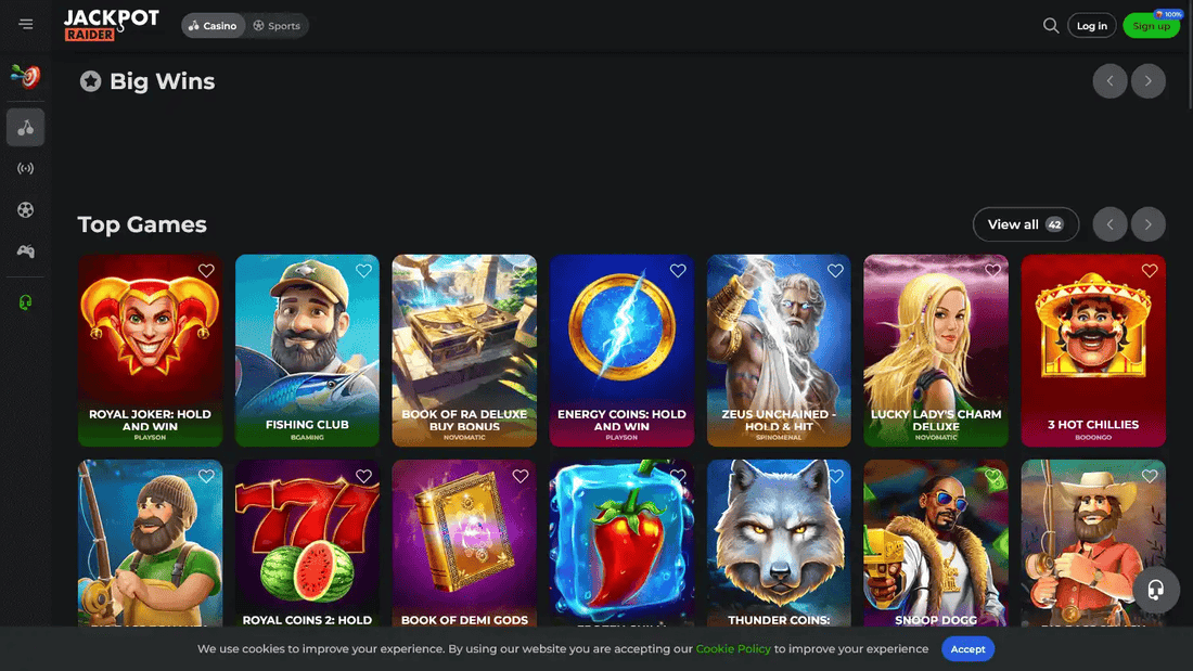 Jackpot Raider Casino